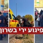 נרצח ו-5 פצועים ב-4 זירות בשרון; המחבל חוסל
