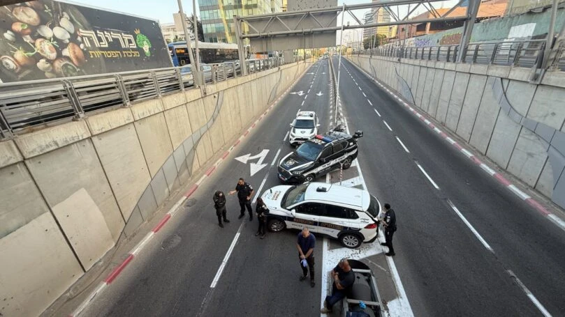 המשטרה בהודעה חריגה: המנהרה בתל אביב נחסמה עקב "מציאת גופה"