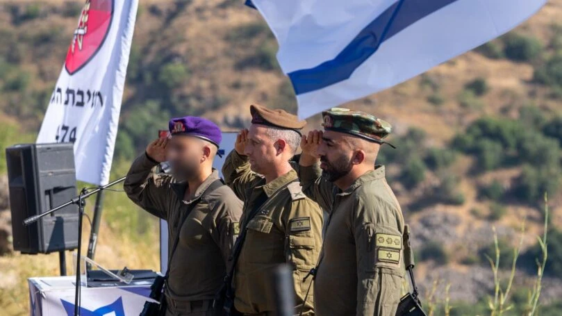 מפקד חדש לחטיבת הגולן לאחר שנתיים של לחימה בגזרה הסורית