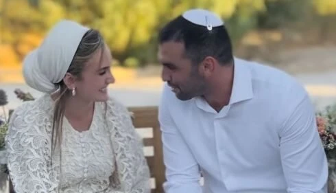 "והפכתי אבלם לששון": אלמנתו של סרן אורי שני נישאה למפקדו