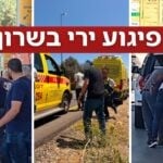 נרצח ו-5 פצועים ב-4 זירות בשרון; המחבל חוסל