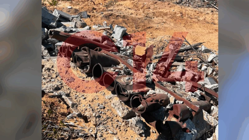 לוחמינו איתרו רקטות מכוונות למרכז הארץ סמוך לקו הצהוב בעזה