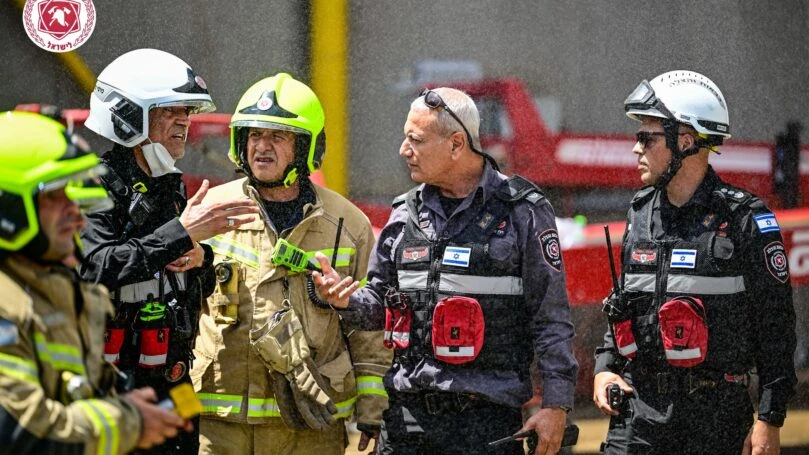 שריפה במפעלי שטראוס ותפוגן בשדרות | צילום: קובי ריכטר כבאות והצלה