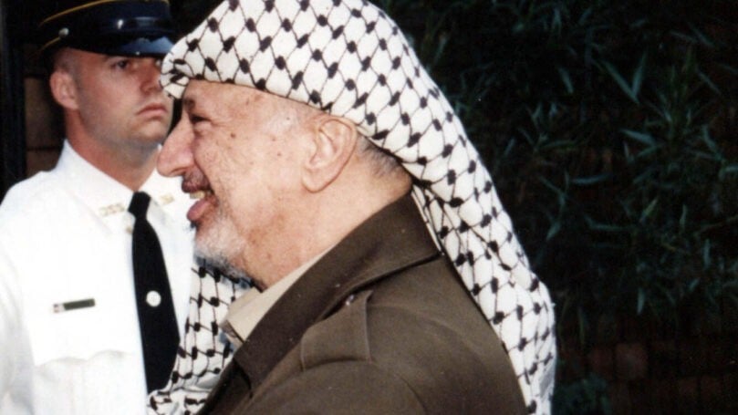 המחבל יאסר עראפת | צילום: עבד רחים חטאב, פלאש 90