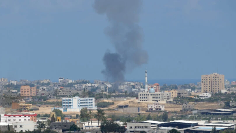 תקיפה ברצועת עזה. צילום ארכיון: גילי יערי, פלאש 90
