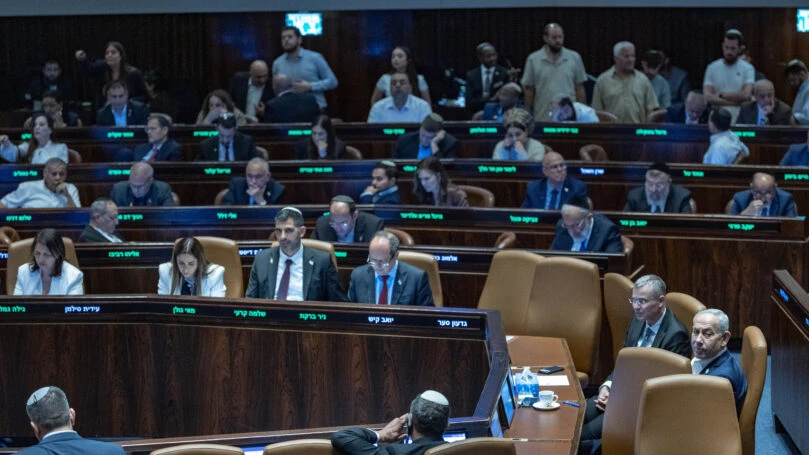 פיזור הכנסת אושר בקריאה שנייה ושלישית, הפגרה תחל בשבת