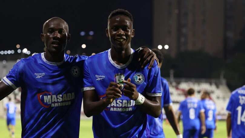 The Toto Cup match between Bnei Sakhnin and Ironi Tiberias in Nof HaGalil, July 25, 2026. Photo by Danny Maron/Flash90 *** Local Caption *** טבריה
בני סכנין
גביע הטוטו
כדורגל
משחק
ישראל
אוהדים
ספורט
