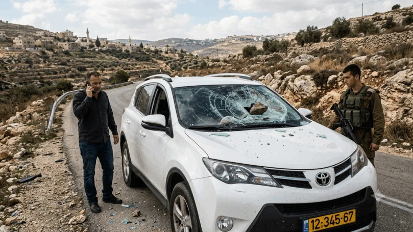 טרור האבנים: נעצר חשוד בפציעת המתיישבת ביו''ש