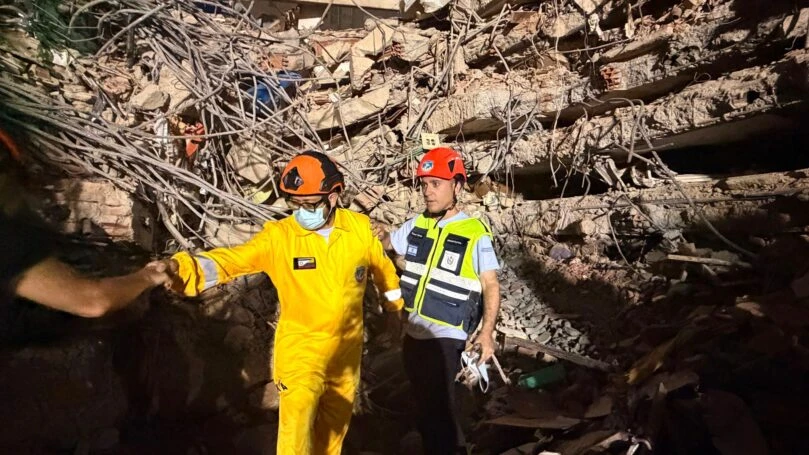 בין ההריסות בוונצואלה: המשלחת הישראלית שפועלת להצלת חיים