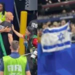 צפו: מאמן מצרים התפרץ לעבר אוהד עם דגל ישראל
