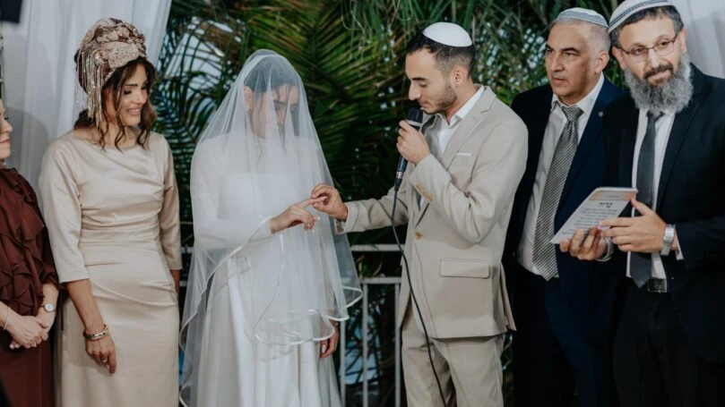 אוריה התחתן שנתיים בדיוק אחרי הפציעה בעזה: "הניצחון האמיתי"