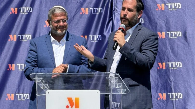 בן גביר ויוסי דגן הניחו אבן פינה לשכונה חדשה בצפון השומרון