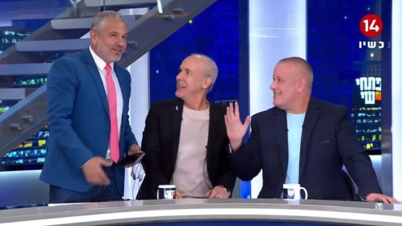 צפו: ינון מגל הפתיע את פתחי ושי בשידור חי באולפן