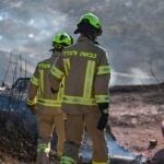 שריפת הענק בחוות גלעד – החשד: הצתה מכוונת של מחבלים