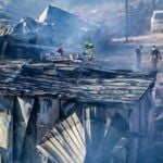 שריפה ענקית בחוות גלעד: היישוב פונה, עשרות בתים נפגעו