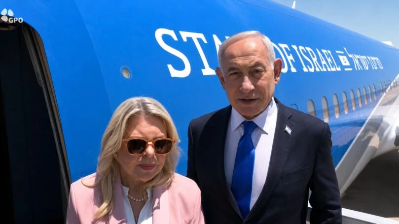 לקראת הפגישה עם טראמפ: נתניהו המריא לוושינגטון