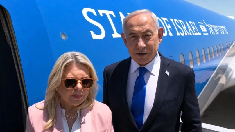 לקראת הפגישה עם טראמפ: נתניהו המריא לוושינגטון