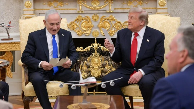 תמה פגישת רה"מ נתניהו והנשיא טראמפ בבית הלבן
