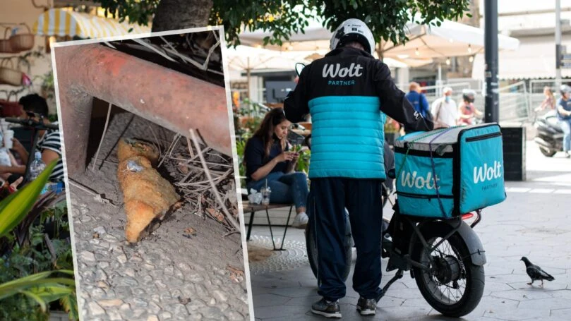 האוכל נפל על הרצפה והגיע ללקוחה: משלוח וולט הצית סערה ברשת