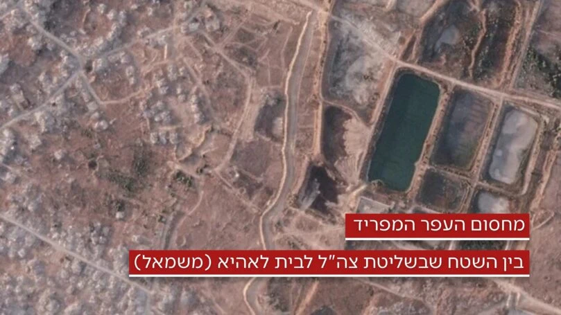 חוצה את הרצועה: צה"ל מקים מחסום עפר באורך עשרות ק"מ בעזה