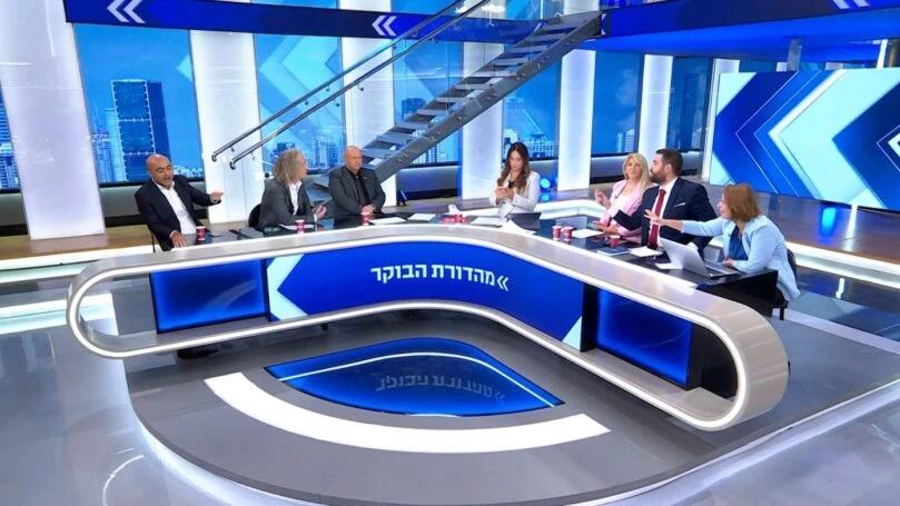 מאחורי הקלעים: כך נראתה ההפסקה הסוערת באולפן חדשות 14