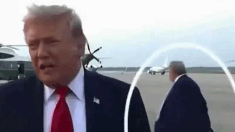 הגולשים נדהמו: מי האיש שנראה בדיוק כמו טראמפ?