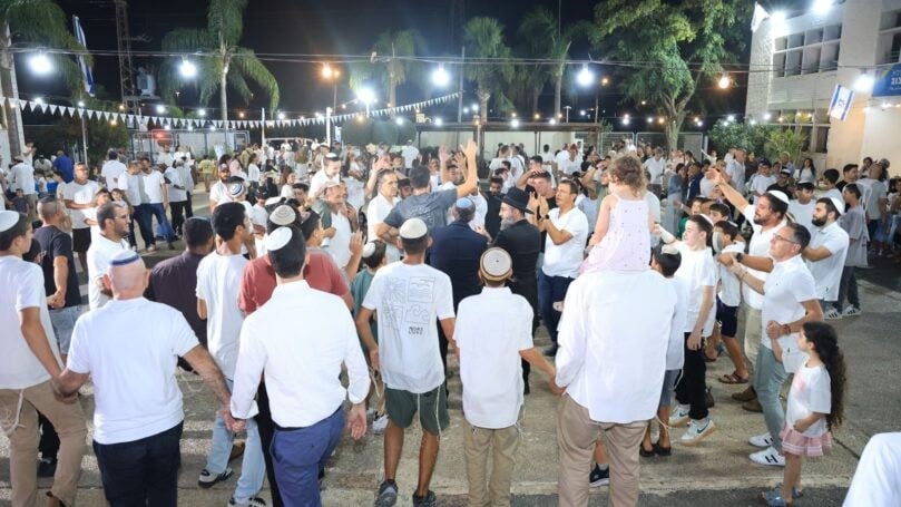 שמחת בית השואבה ברשת החינוך בני עקיבא. צילום: דוברות