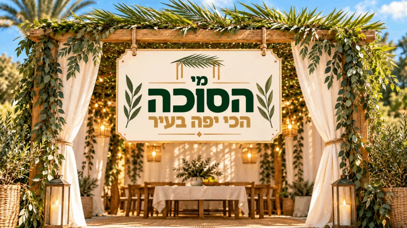 הסוכה הכי יפה בעיר: התחרות הענקית של C14 יוצאת לדרך