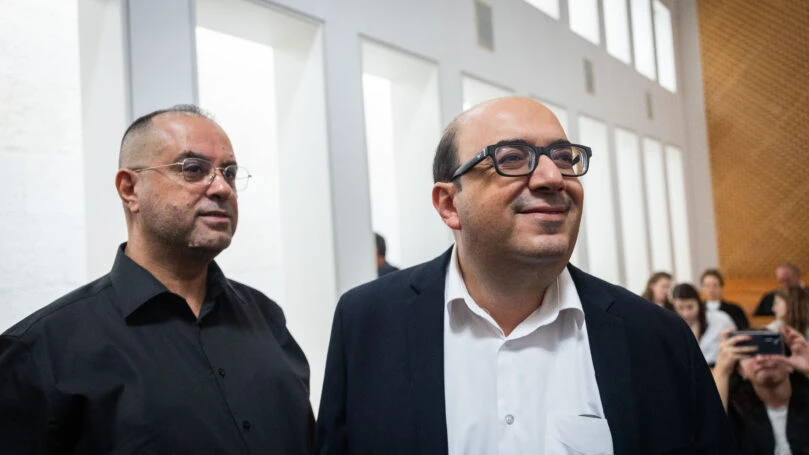 אבו שחאדה בבית המשפט | צילום: יונתן זינדל, פלאש 90