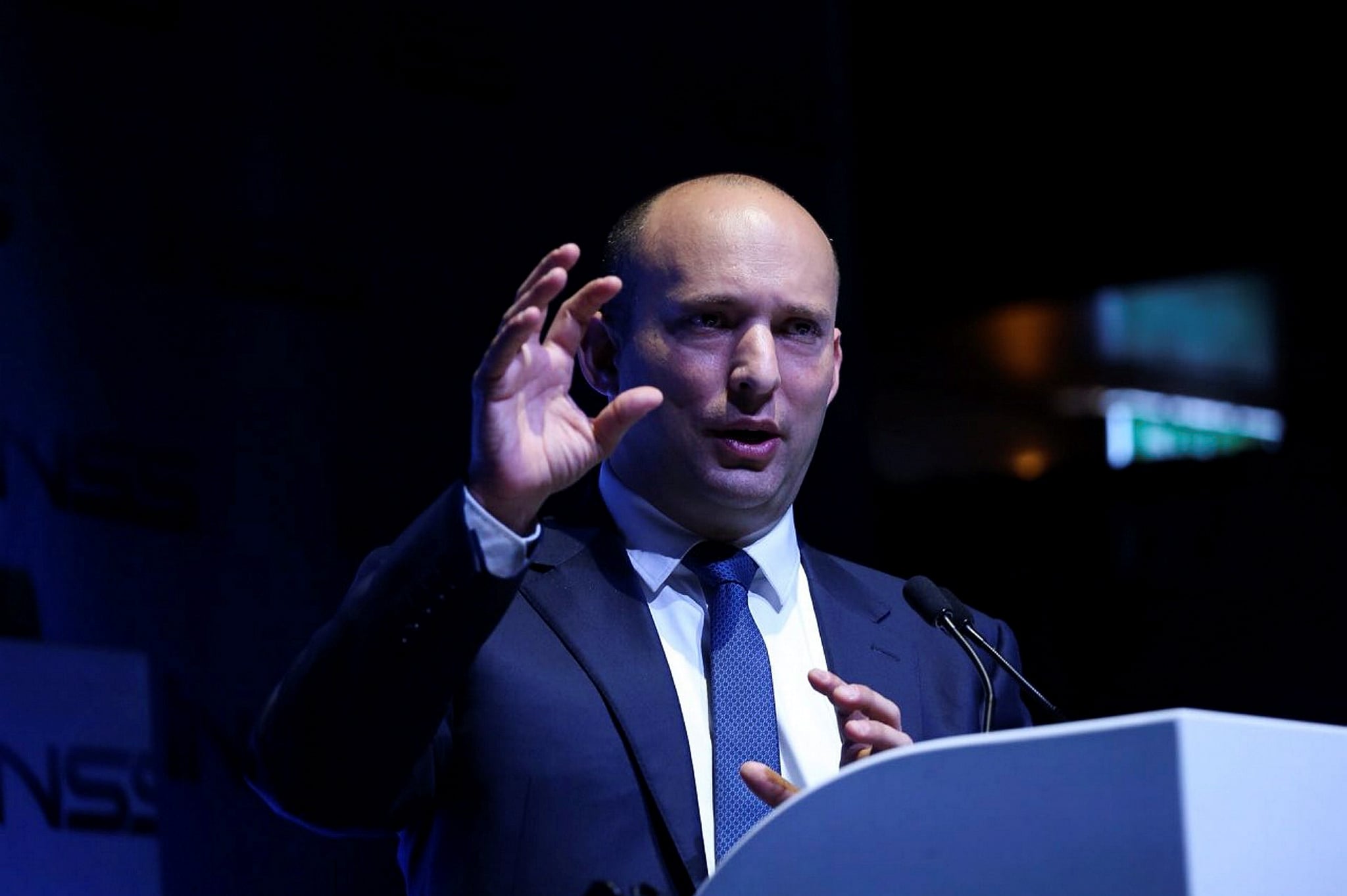 בנט בכנס INSS. צילום: מיכאל דימנשטיין