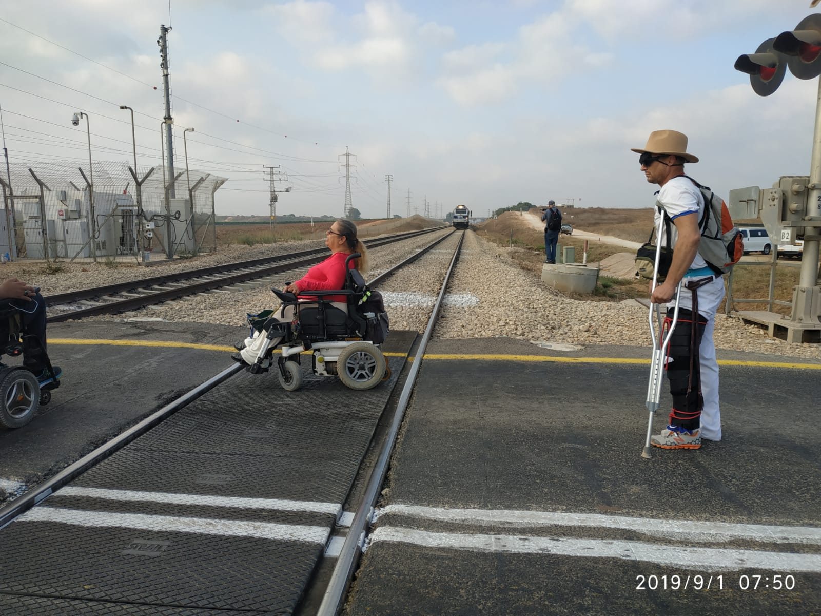 הפגנת נכים תמונה