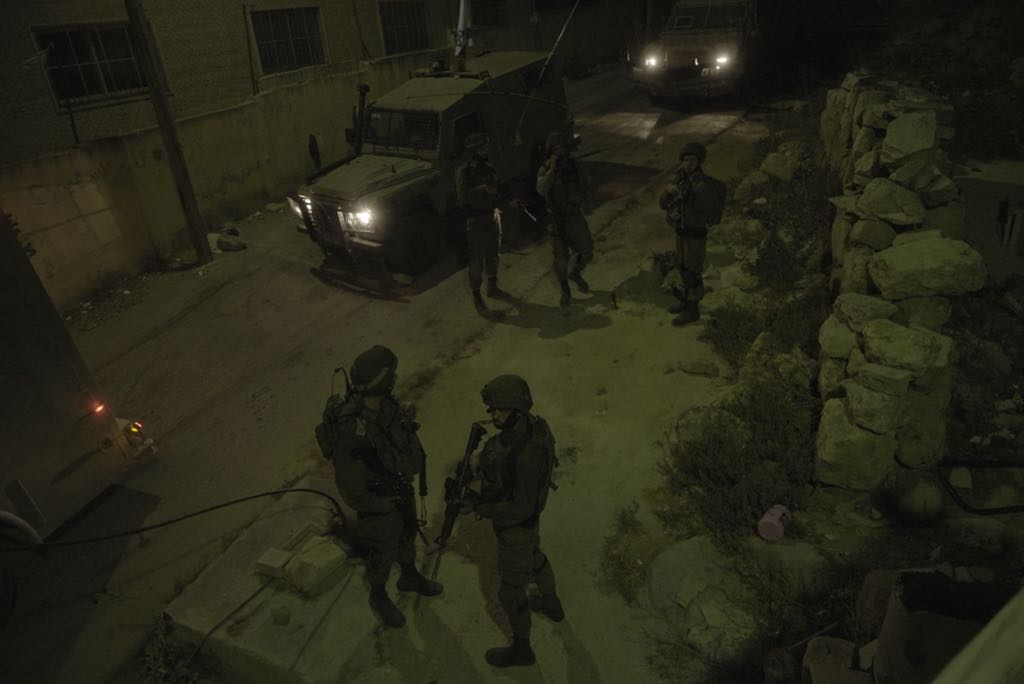 פעילות כוחותינו הלילה. צילום: דובר צה"ל
