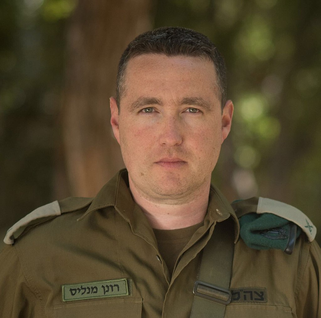 תא"ל רונן מנליס, דובר צה"ל. צילום: יחידת דובר צה"ל 