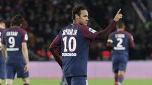 שחקני פסז' חוגגים. צילום: PSG Official facebook page