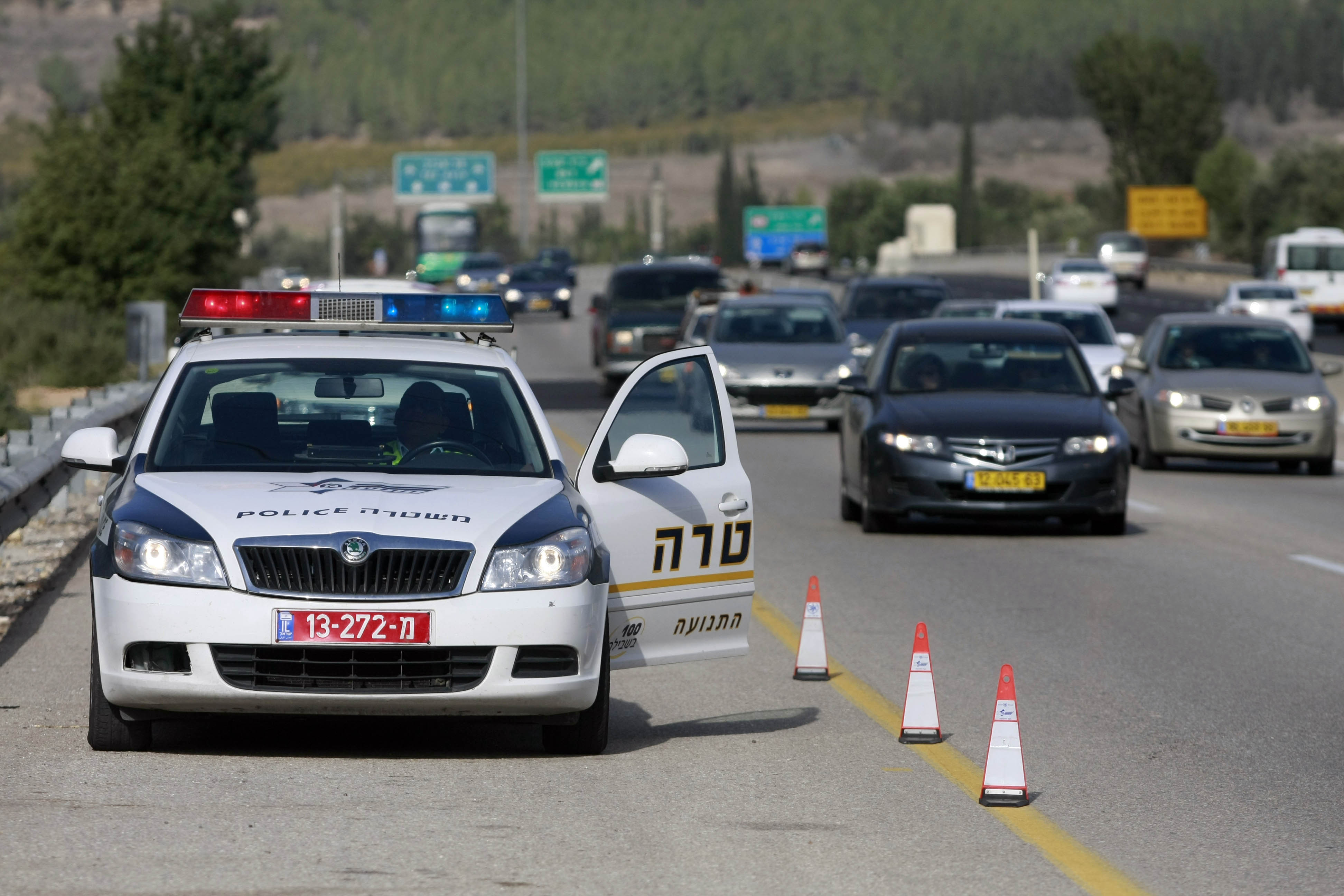 ניידת משטרת תנועה. אילוסטרציה. צילום: פלאש90