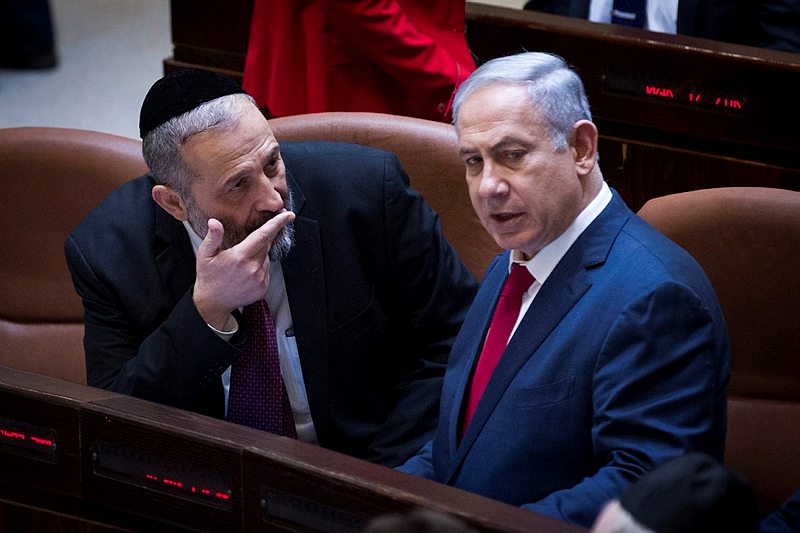 רה"מ נתניהו והשר דרעי. צילום: פלאש90