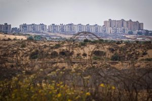 חודשה בניית המכשול בעוטף עזה. צילום: פלאש90