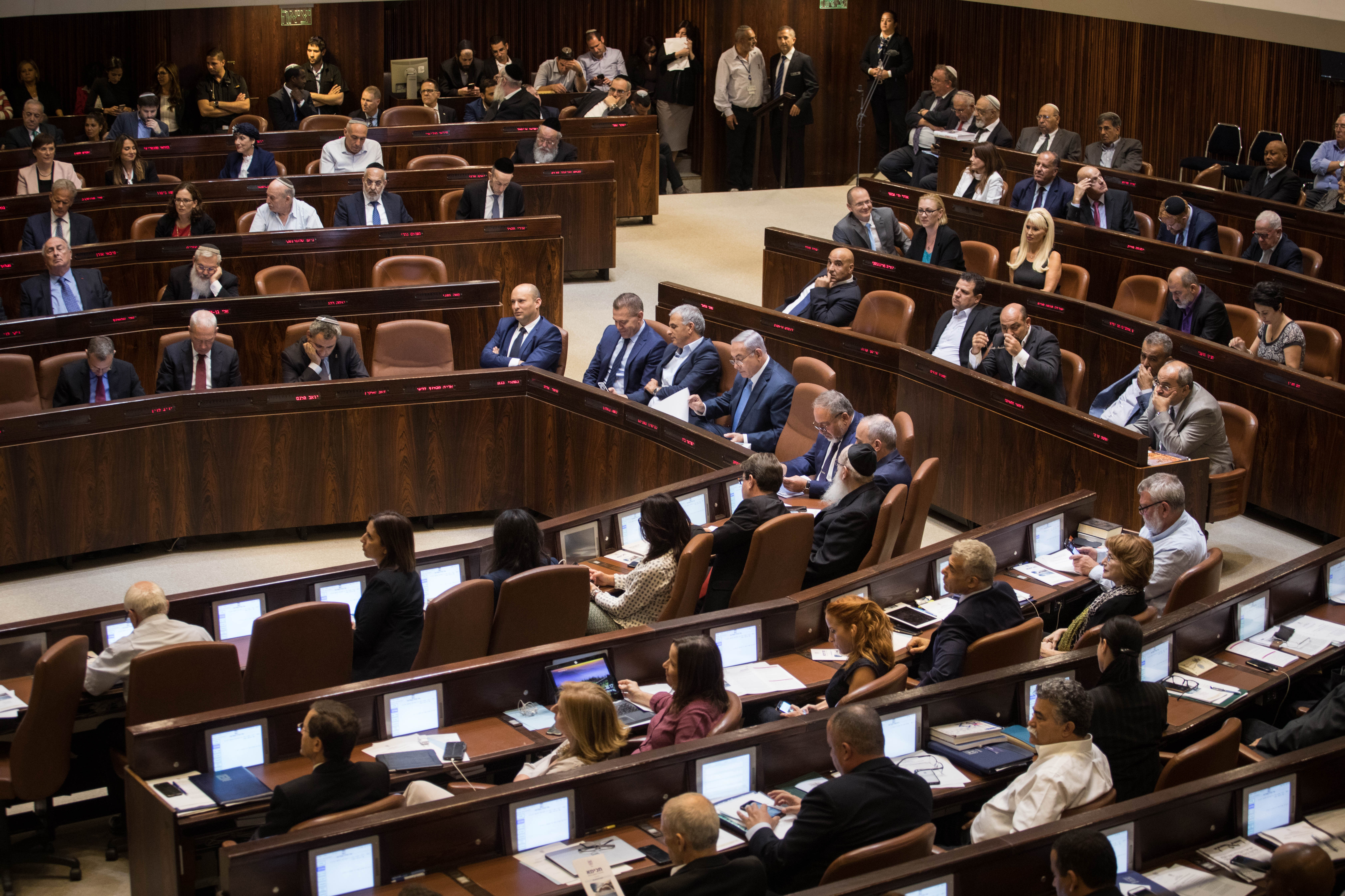 מליאת הכנסת. צילום: פלאש 90