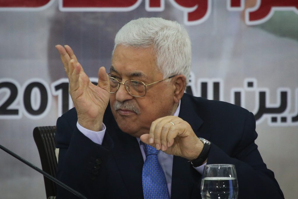 PALESTINIAN PRESIDENT MAHMOUD ABBAS