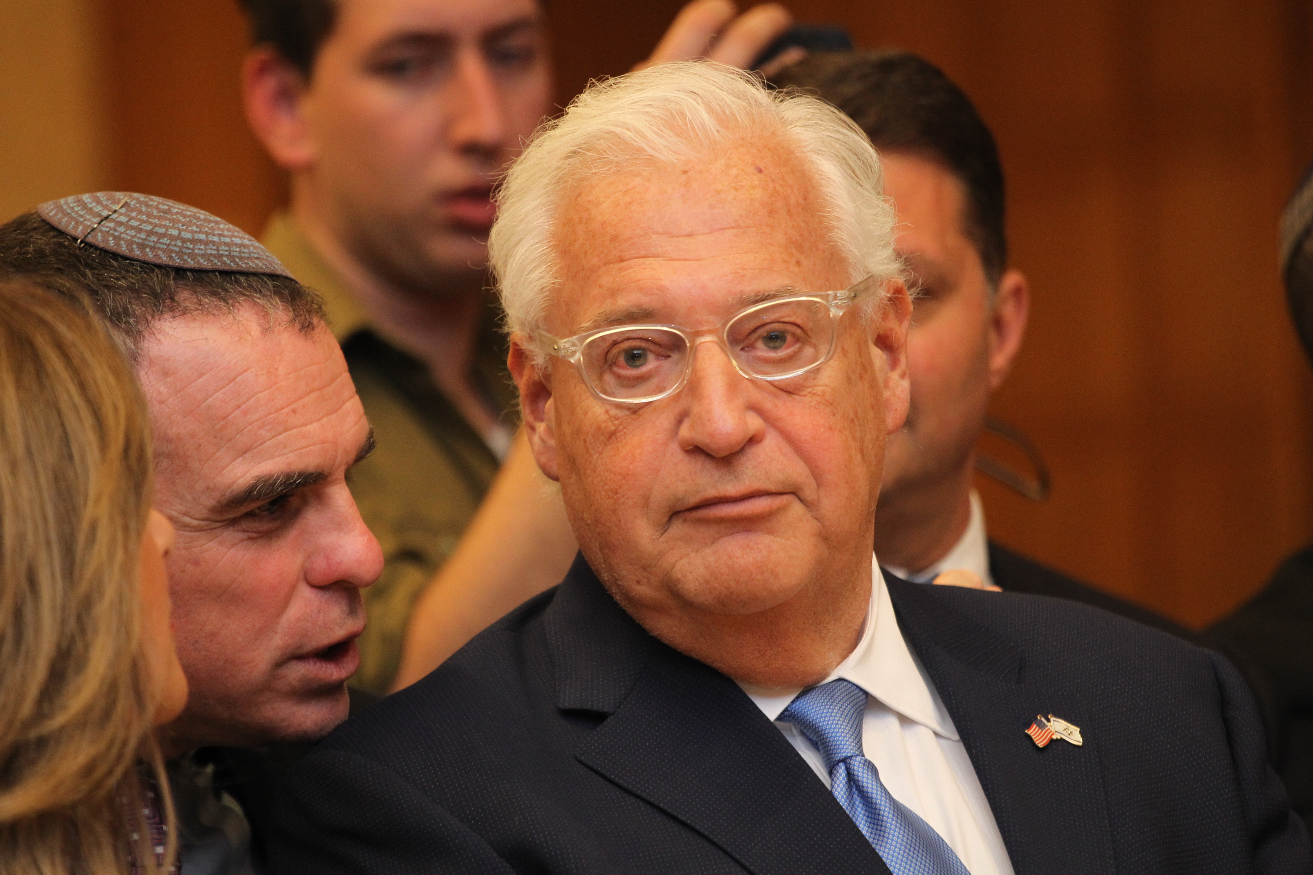 שגריר ארה"ב דיוויד פרידמן בפתיחת כנס ירושלים. צילום: הלל מאיר TPS