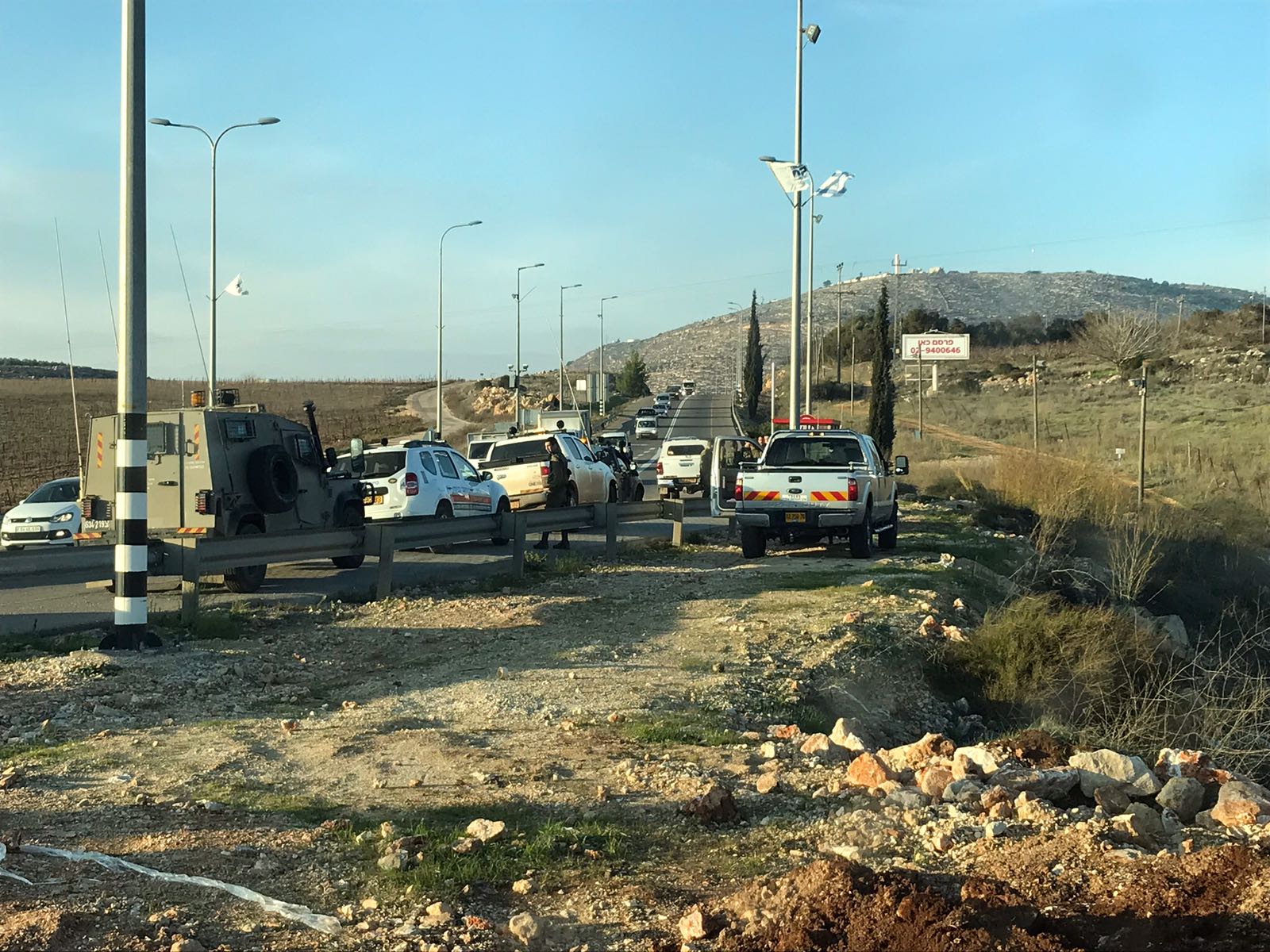 ניסיון פיגוע צומת שילה. צילום: שלמה מתתיהו/TPS