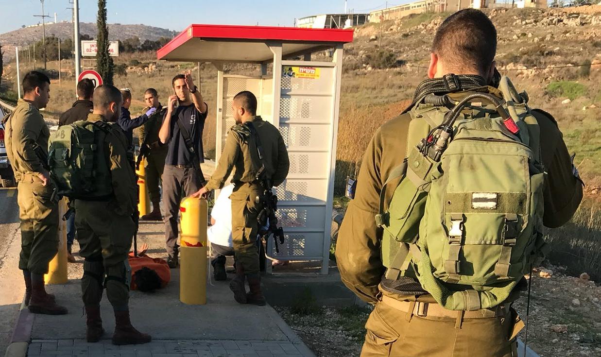 ניסיון פיגוע צומת שילה. צילום: שלמה מתתיהו/TPS