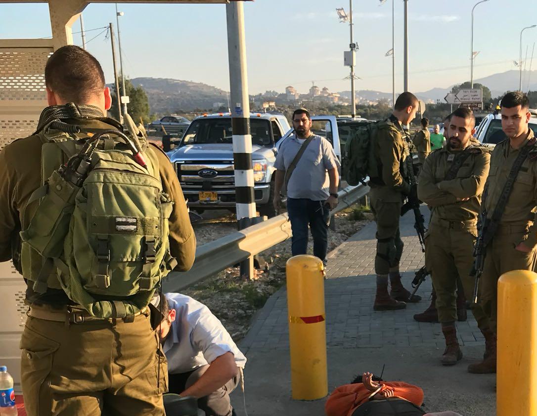 ניסיון פיגוע צומת שילה. צילום: שלמה מתתיהו/TPS