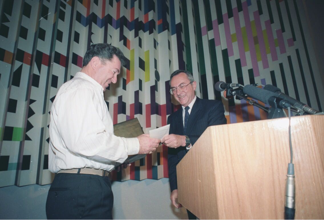 הרמטכ"ל שומרון משתחרר. צילום: מיכאל וינדראוב. באדיבות משרד הביטחון
