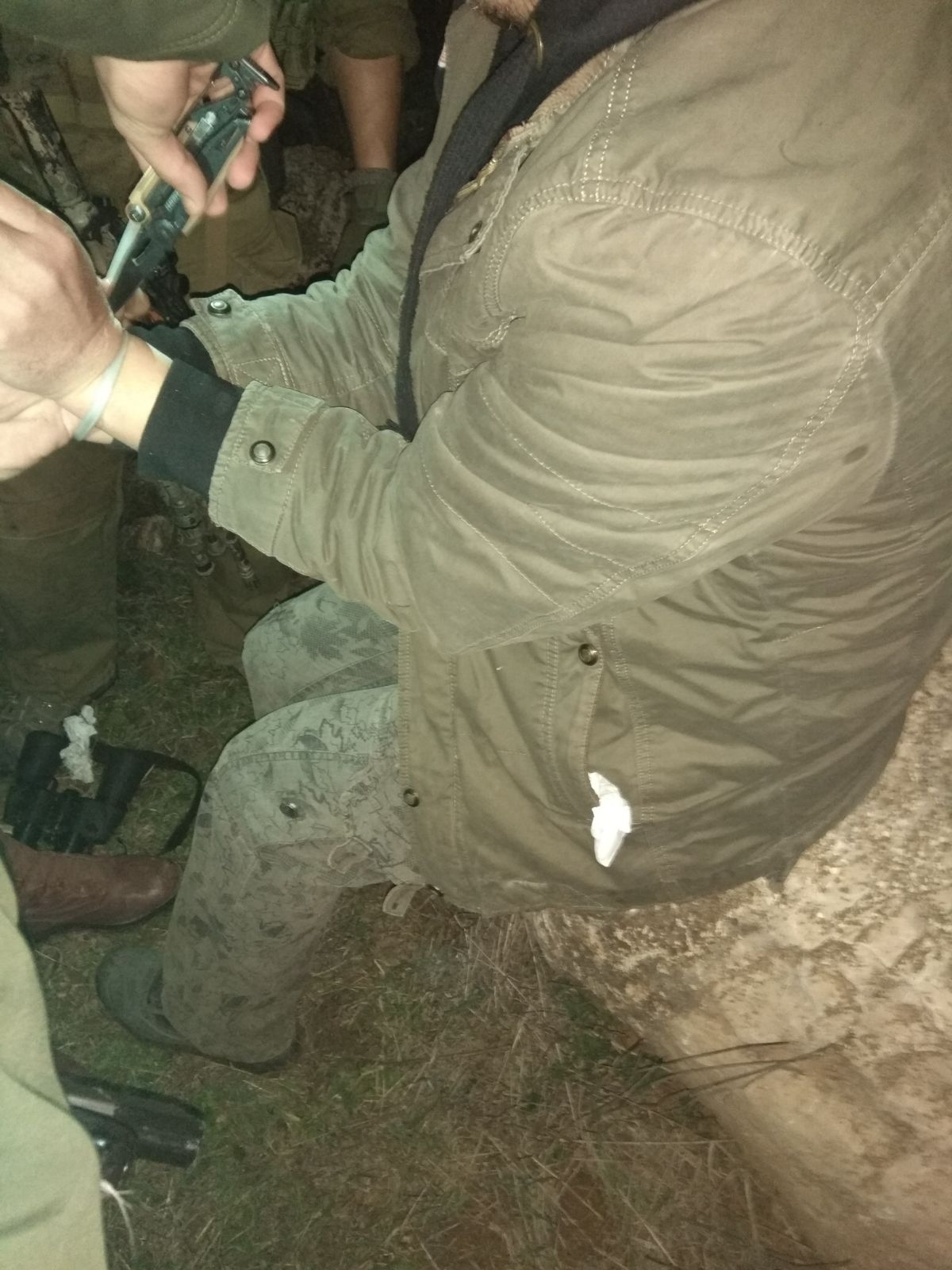 חשוד אחד נתפס. צילום: ביטחון איתמר