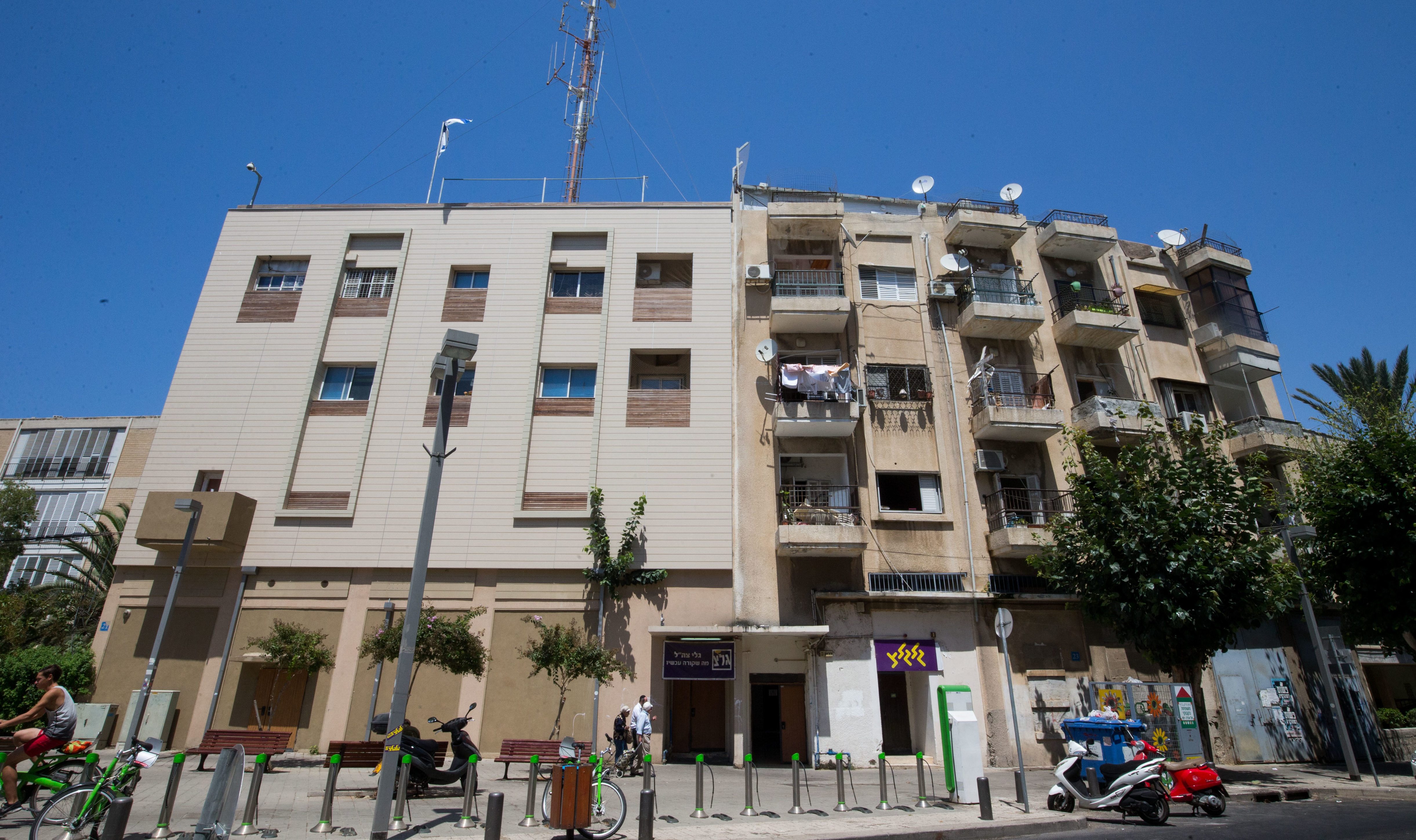 בניין התחנה הצבאית גלי צה"ל ביפו. צילום: פלאש 90