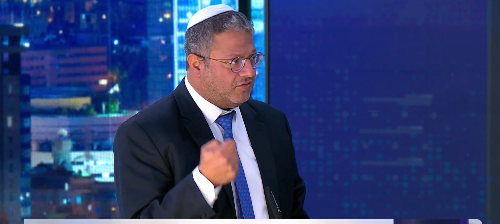 בן גביר באולפן הערב.