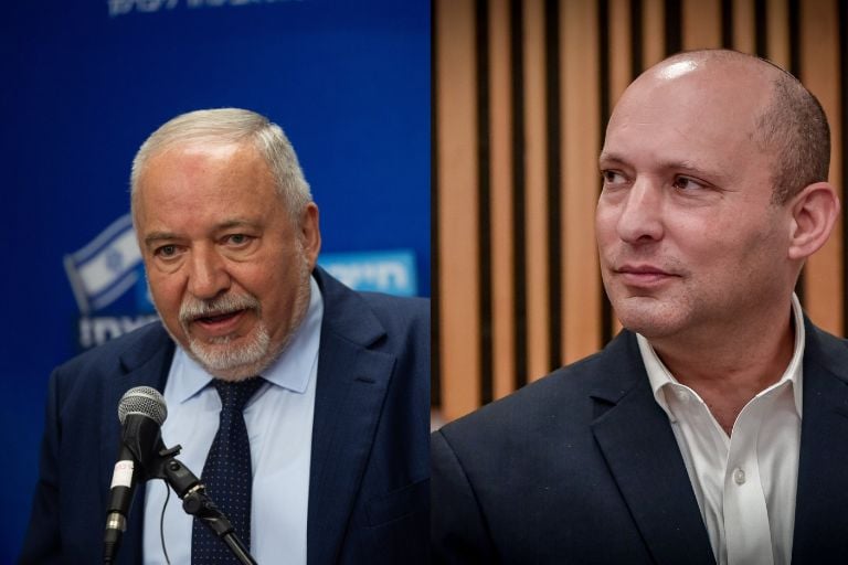 Right-wing demands disqualification of Abbas – Bennett, Lieberman, and Eisenkot silent