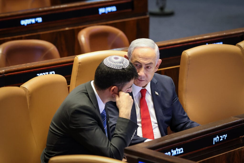 שלמה קרעי ונתניהו | צילום: נועם מושקוביץ, דוברות הכנסת