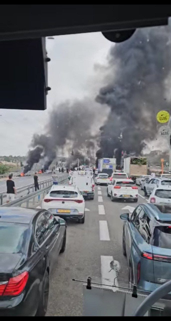 הפגנות הדרוזים בצומת/מחלף גילעם בעקבות הקרבות בסוריה |